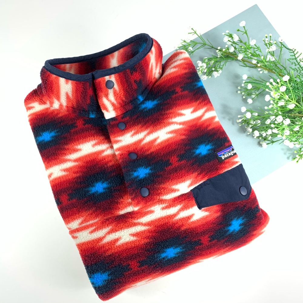Patagonia Synchilla Snap T Desert Aztec Pullover S